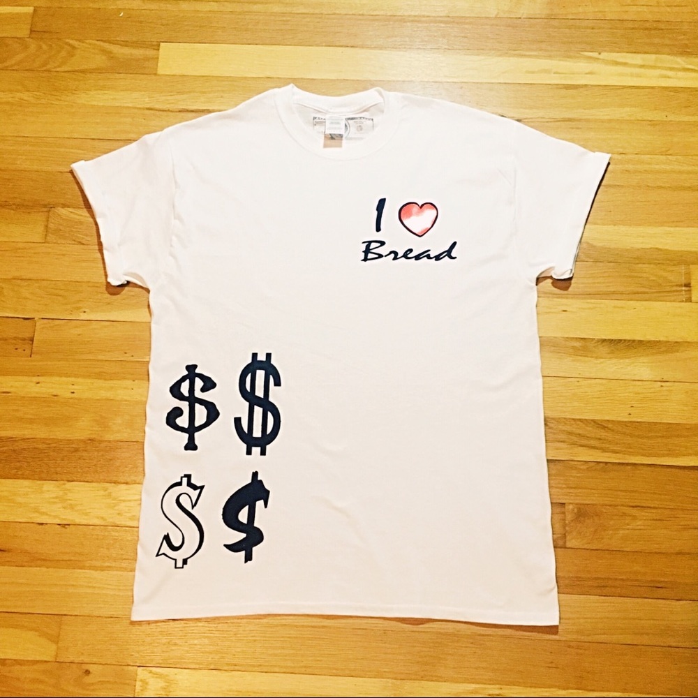 “I love bread “ tees